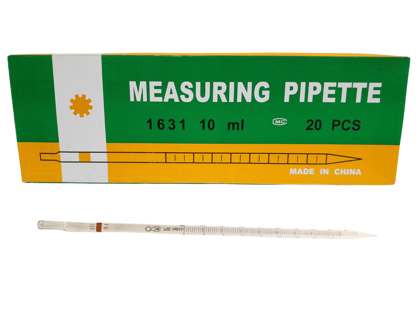 PIPETA 10 ML VIDRIO (PINOCHO)