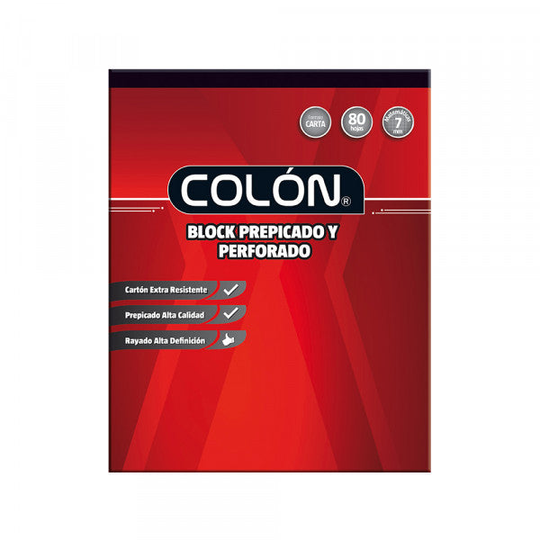 BLOCK CARTA 7 MM COLON