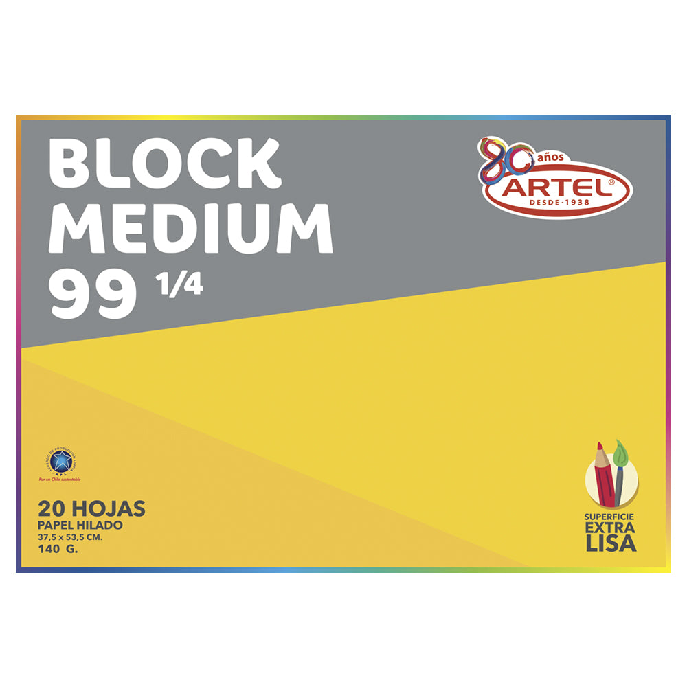 BLOCK MEDIUM 99 1/4 ARTEL