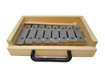 METALOFONO 8 NOTAS C/CAJA MADERA TECLA PLOMA  (PINOCHO)