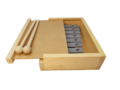 METALOFONO 8 NOTAS C/CAJA MADERA TECLA PLOMA  (PINOCHO)