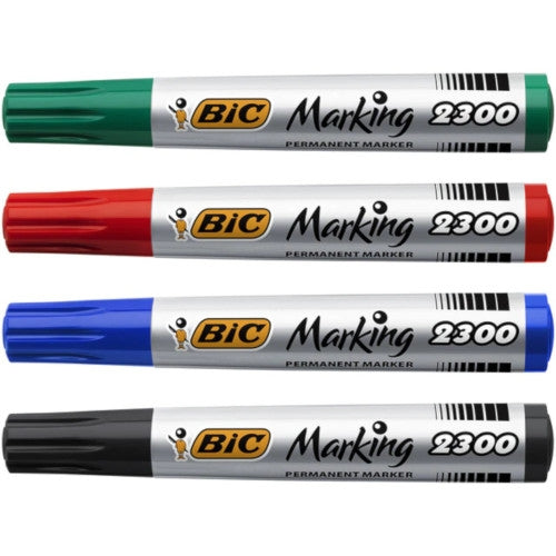PLUMON PERMANENTE BIC PUNTA BISELADA