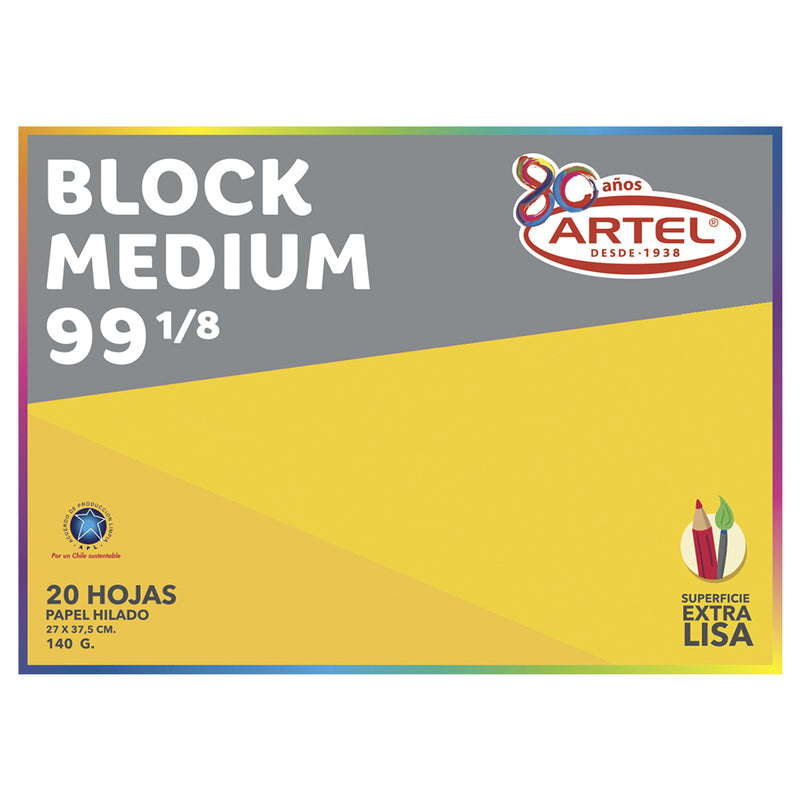 BLOCK MEDIUM 99 1/8 ARTEL