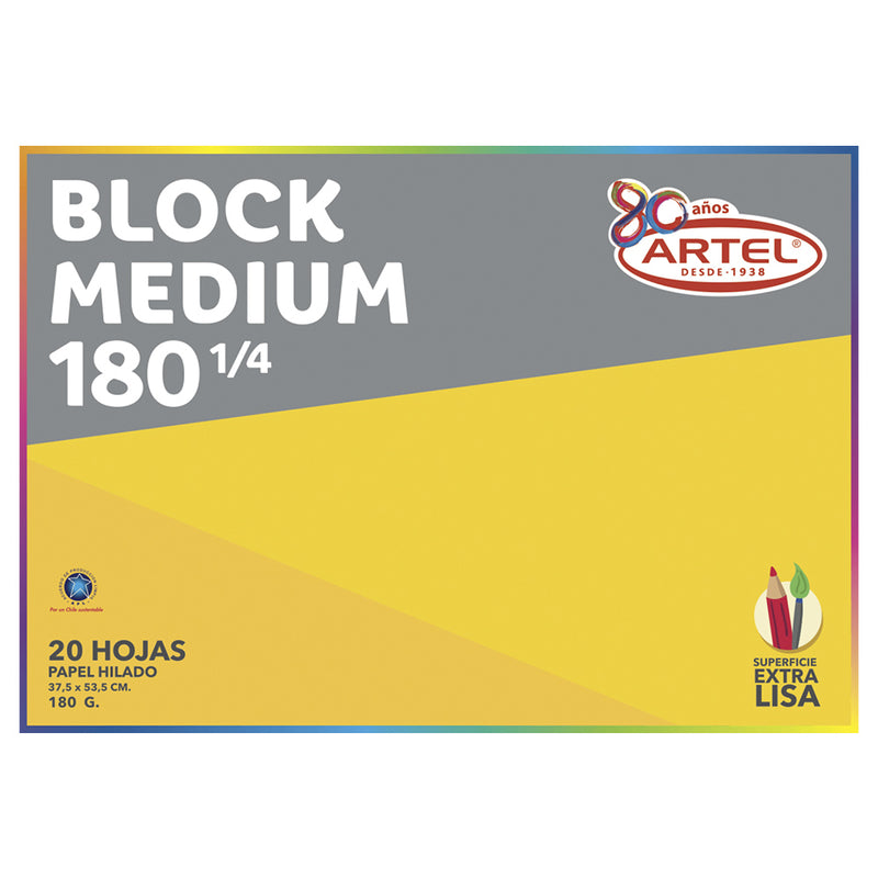 BLOCK MEDIUM 180 1/4 ARTEL