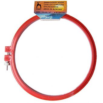 BASTIDOR REDONDO PLASTICO 15 CM BABUL