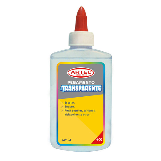 PEGAMENTO TRANSPARENTE ESCOLAR 147 ML ARTEL