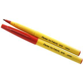 MARCADOR PARA TELA ROJO PENTEL