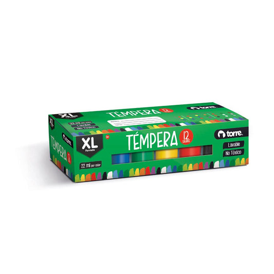 TEMPERA 12 COLORES XL TORRE