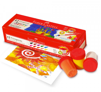TEMPERA 12COL FABER CASTELL
