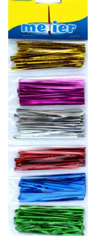 AMARRAS METALICAS 400 UN COLORES SURTIDOS MELIER