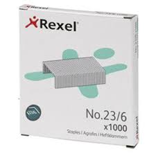 CORCHETE 23/6 1000 UNIDADES REXEL