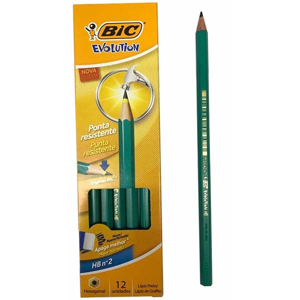 LAPIZ GRAFITO EVOLUTION HEXAGONAL BIC