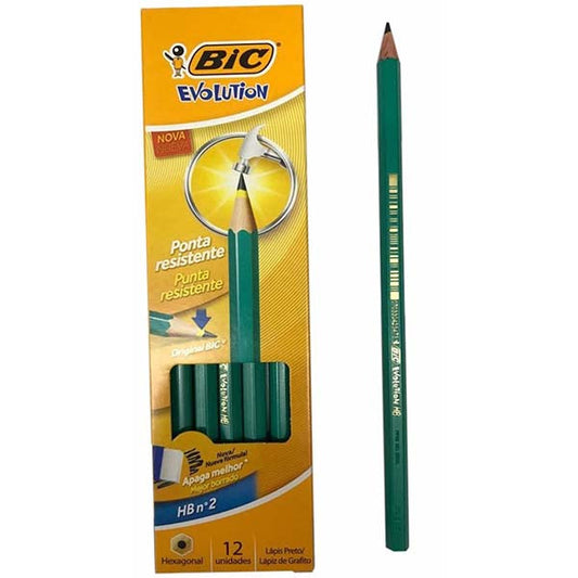 LAPIZ GRAFITO EVOLUTION HEXAGONAL BIC