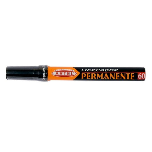 PLUMON PERMANENTE PUNTA BISELADA NEGRO ARTEL
