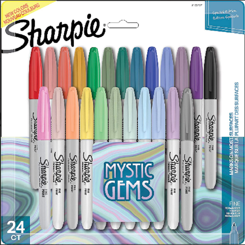 MARCADORES 24 COLORES MISTICOS SHARPIE